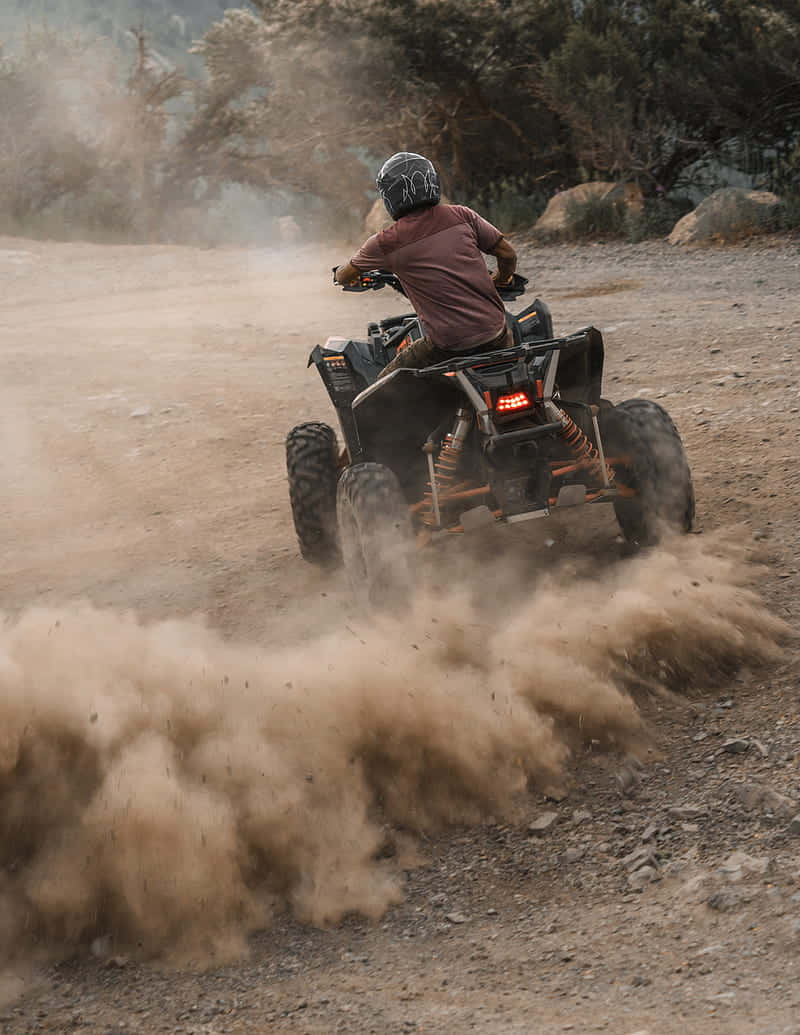 A T V Offroad Adventure Dust Trail Wallpaper