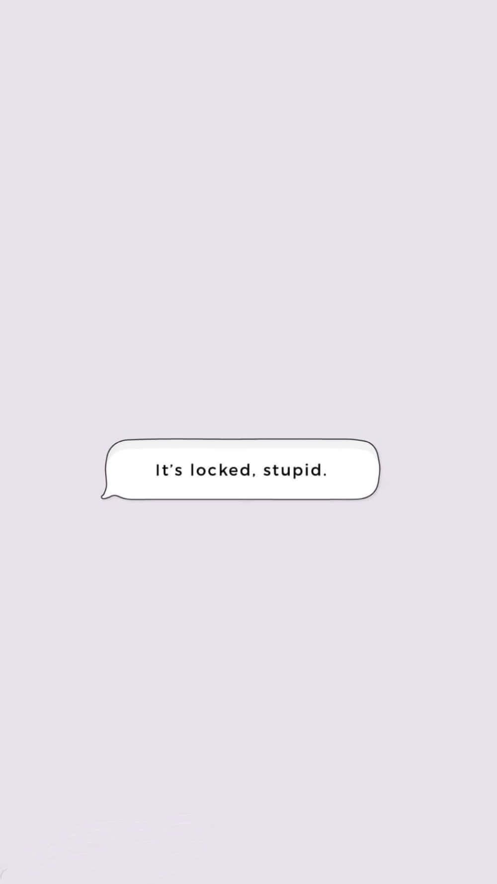 A Text Bubble With The Words'it's Facebook Stupid' Wallpaper