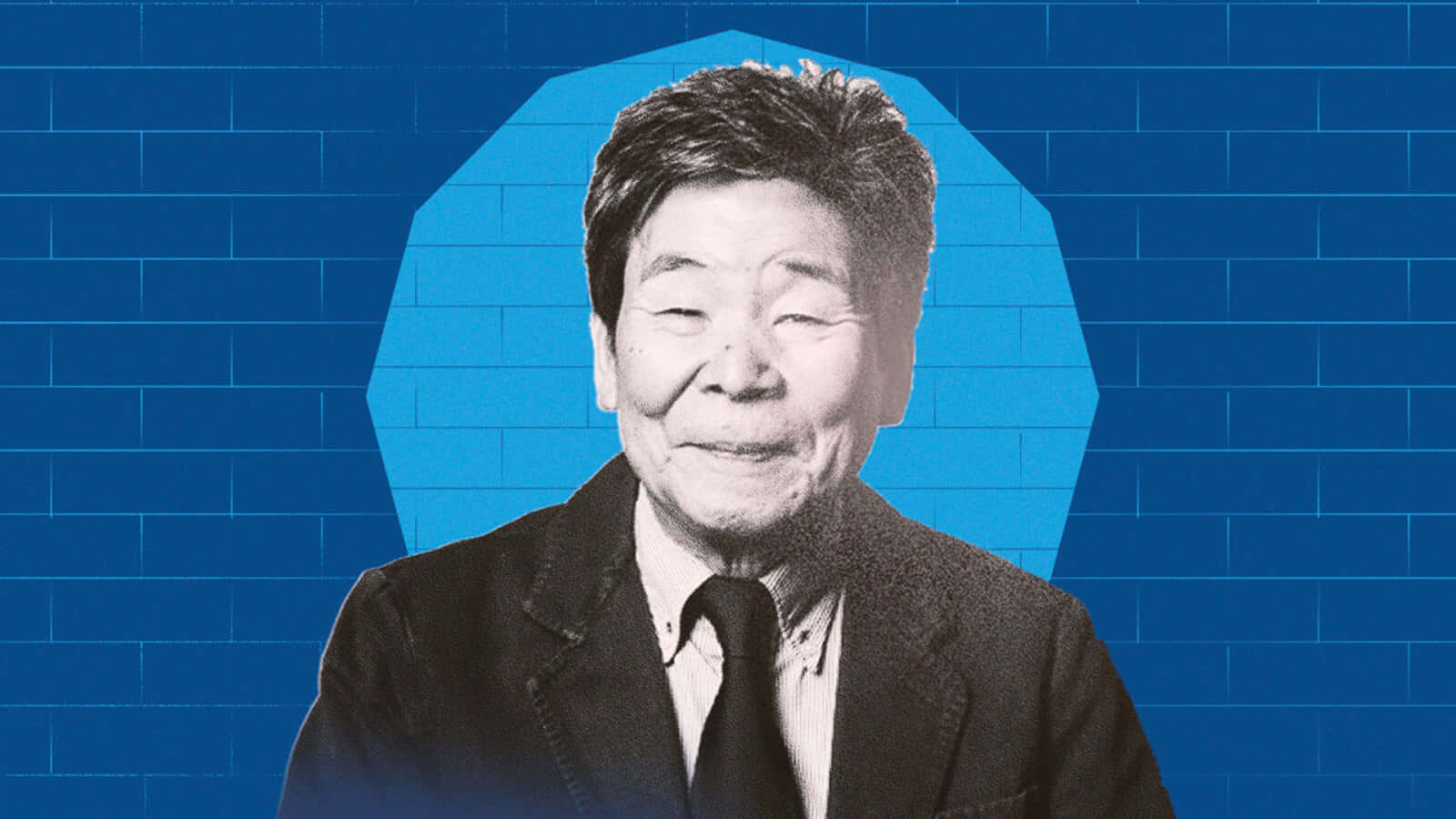 A Thoughtful Isao Takahata In His Studio Wallpaper