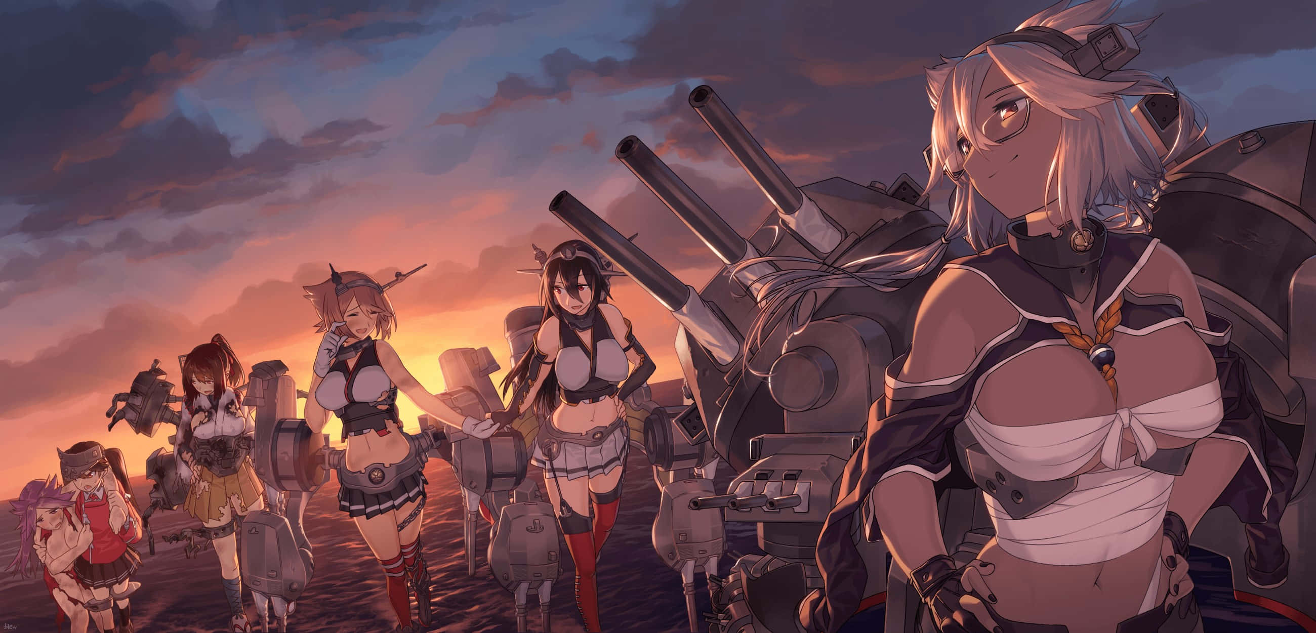 A Tour Of Duty Awaits Aboard The Kancolle Fleet. Wallpaper