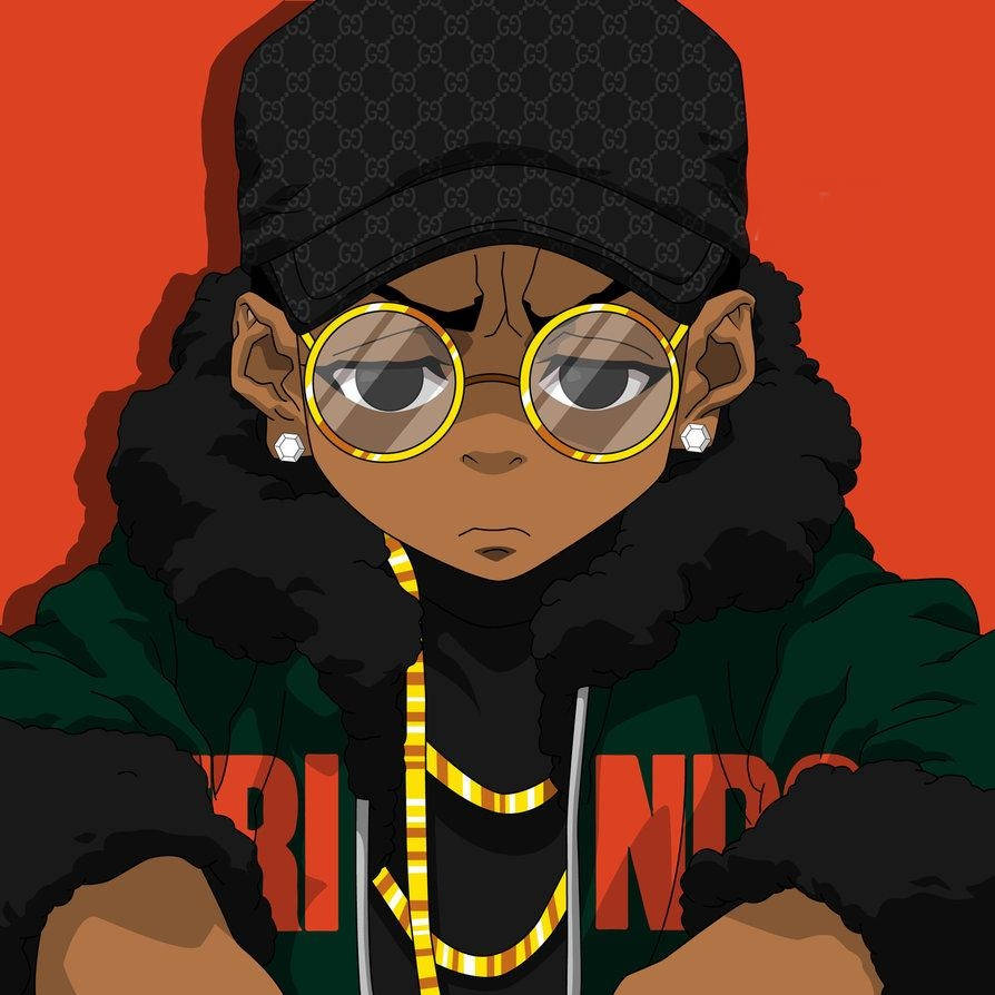 A Unique Combination Of Naruto And Gucci - Be A Trendsetter Wallpaper