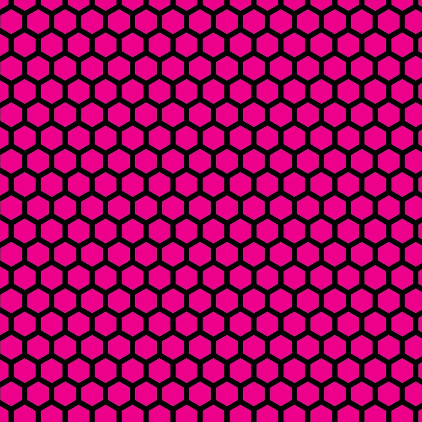 A Vibrant, Neon Pink Background With A Fun Pattern Wallpaper