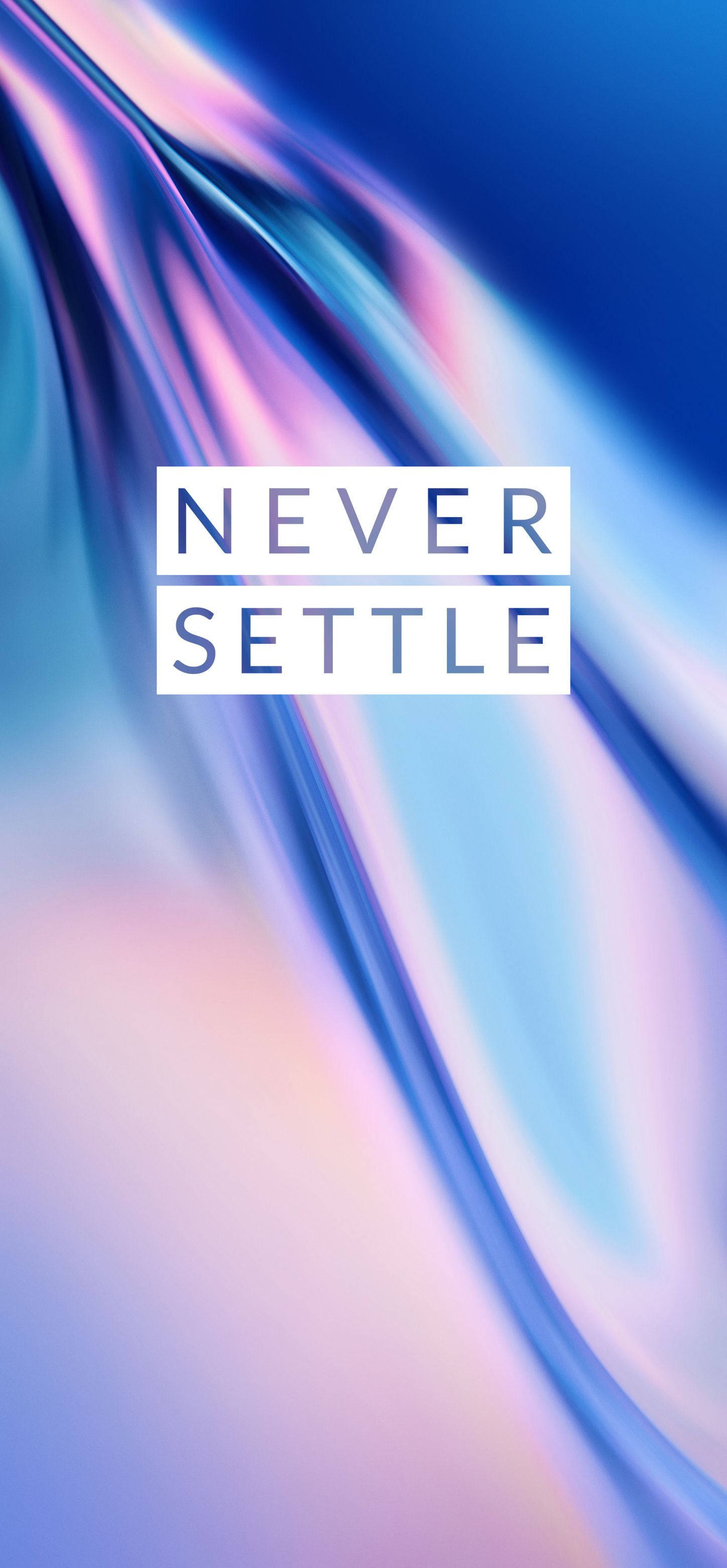 A Vibrant Vision Of Style - Oneplus 7 Pro In Nebula Blue Wallpaper