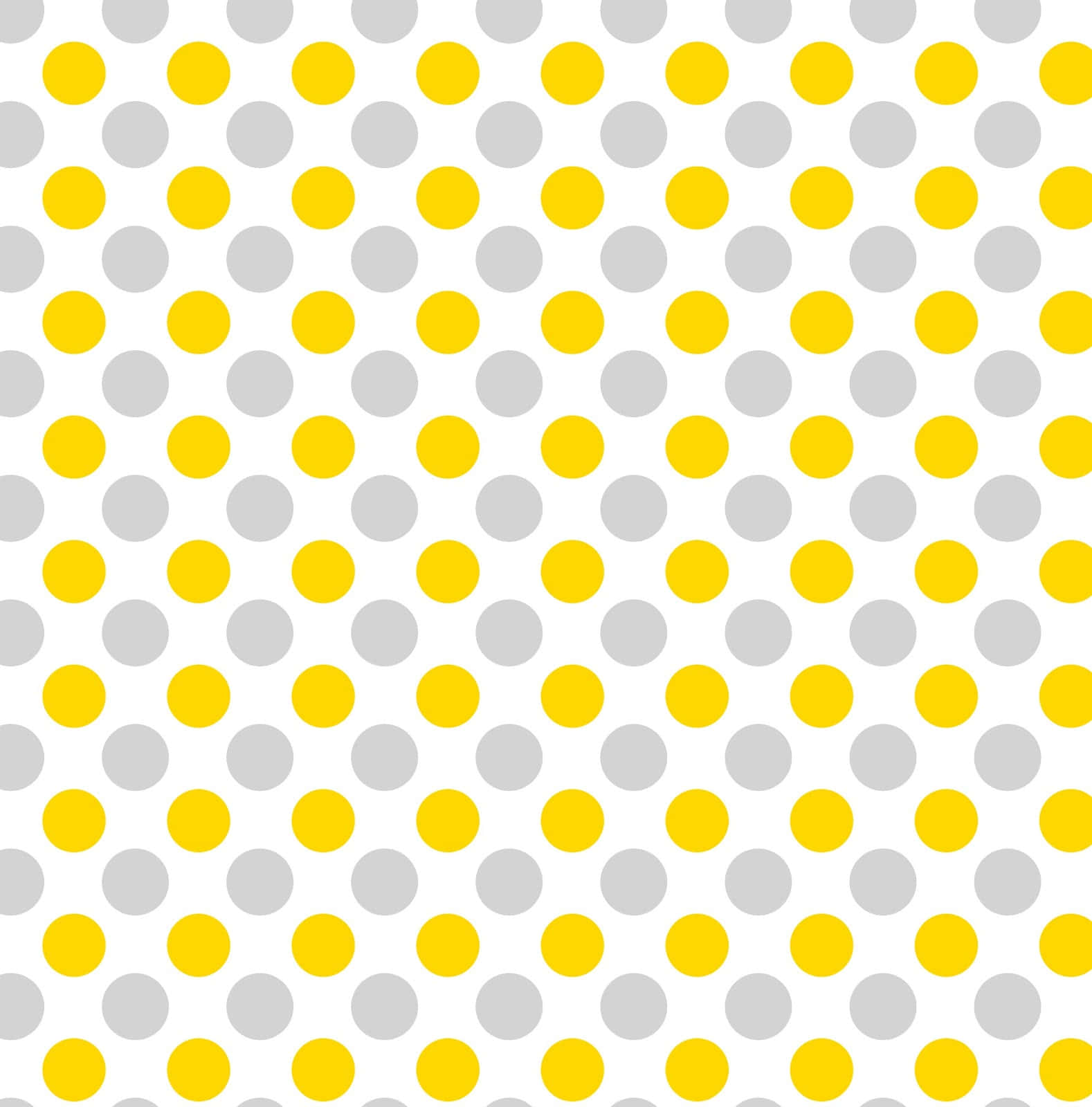 A Vibrant Yellow Polka Dot Pattern On A High-quality Wallpaper Wallpaper