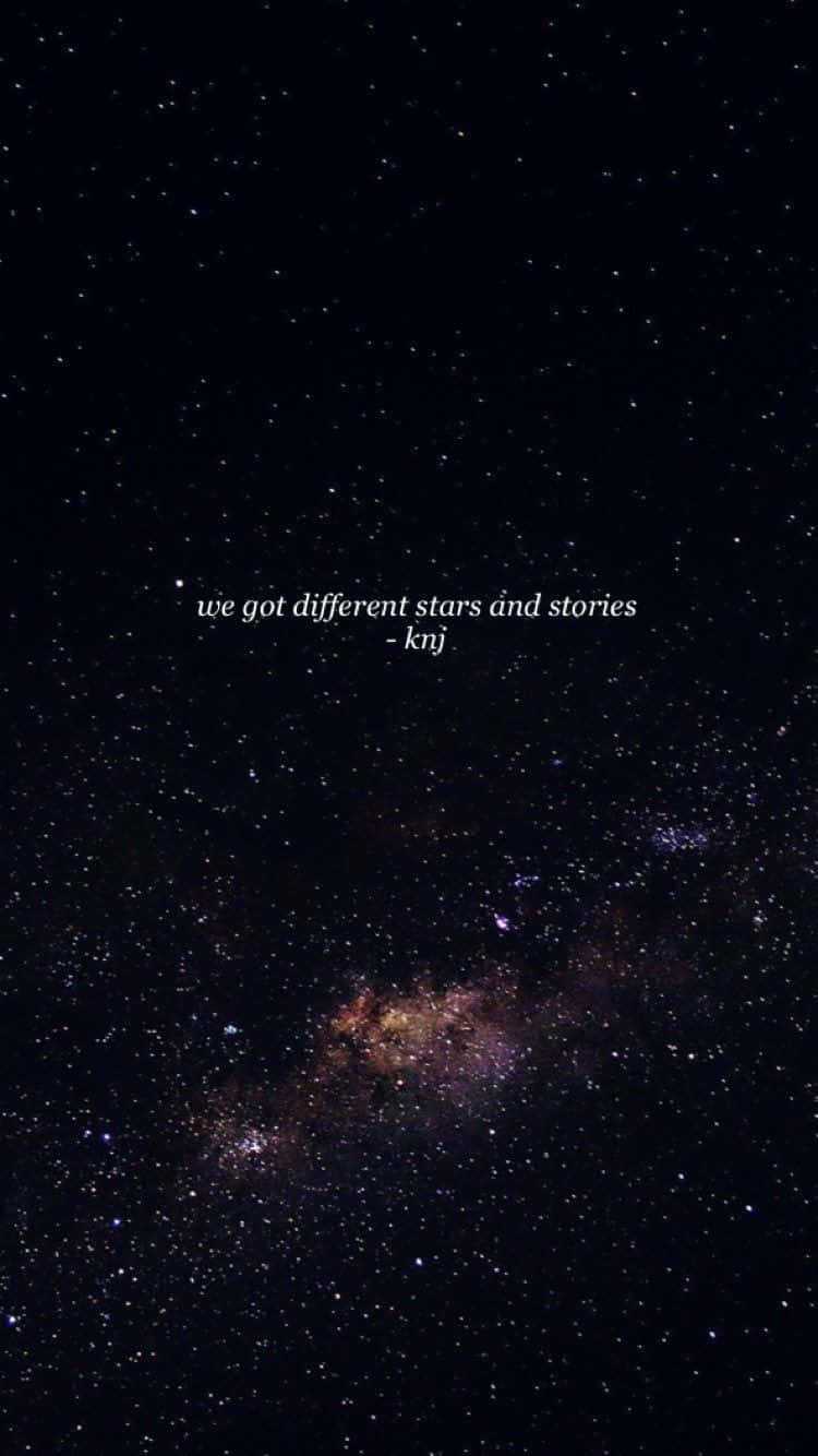 A View Of The Cosmos – Stars Aesthetic Tumblr Wallpaper