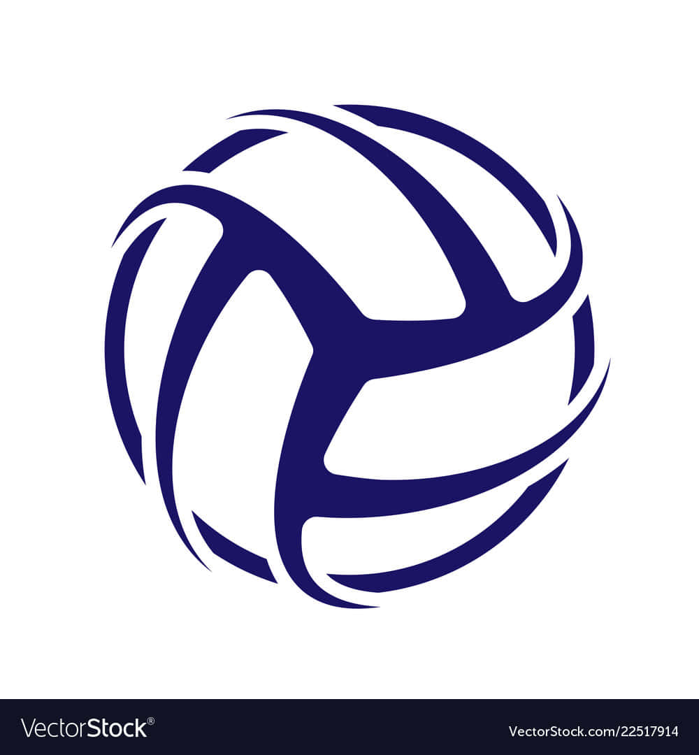 A Volleyball Ball Sitting In The Sand, Ready For A Fun Match Wallpaper