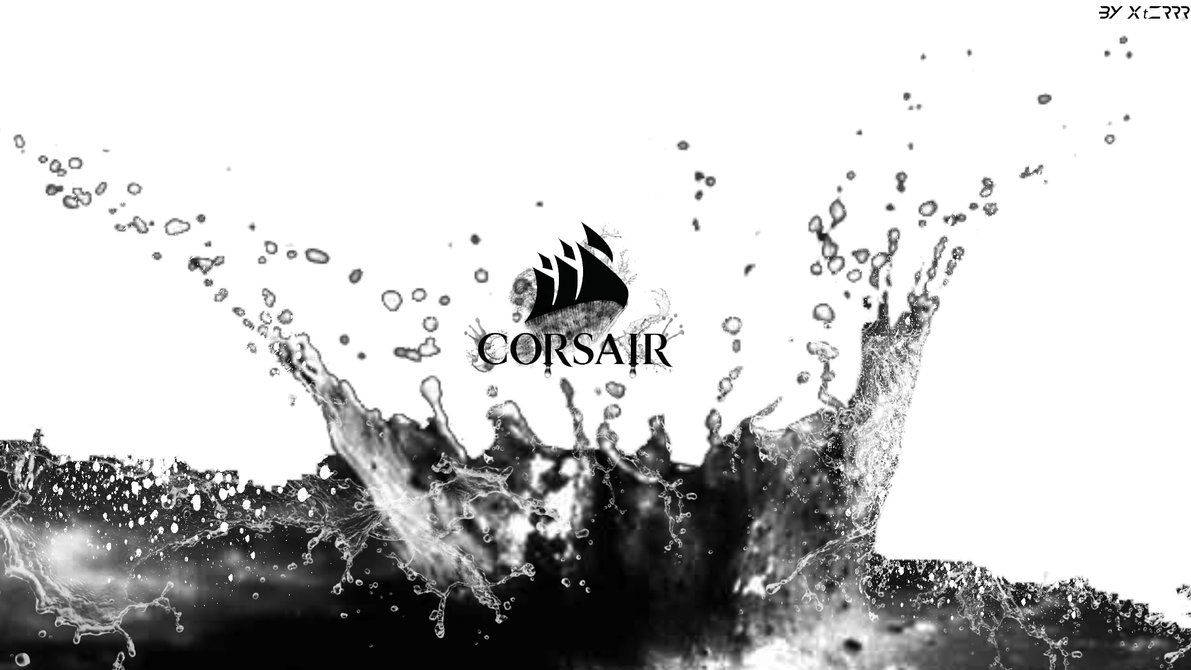 A White Corsair Ship Splashing Through The Waves Wallpaper