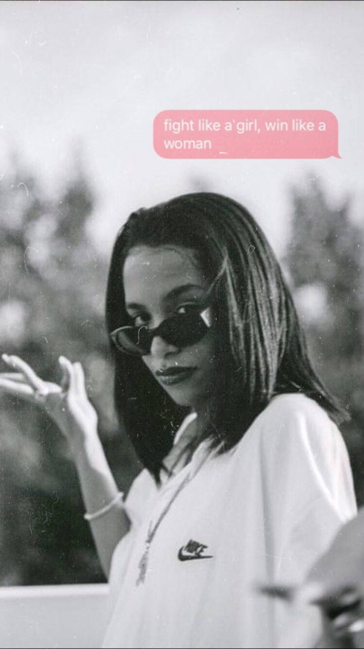 Aaliyah Preppy Wallpaper