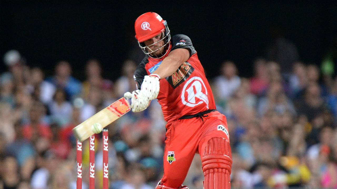 Aaron Finch Striking Posture Wallpaper