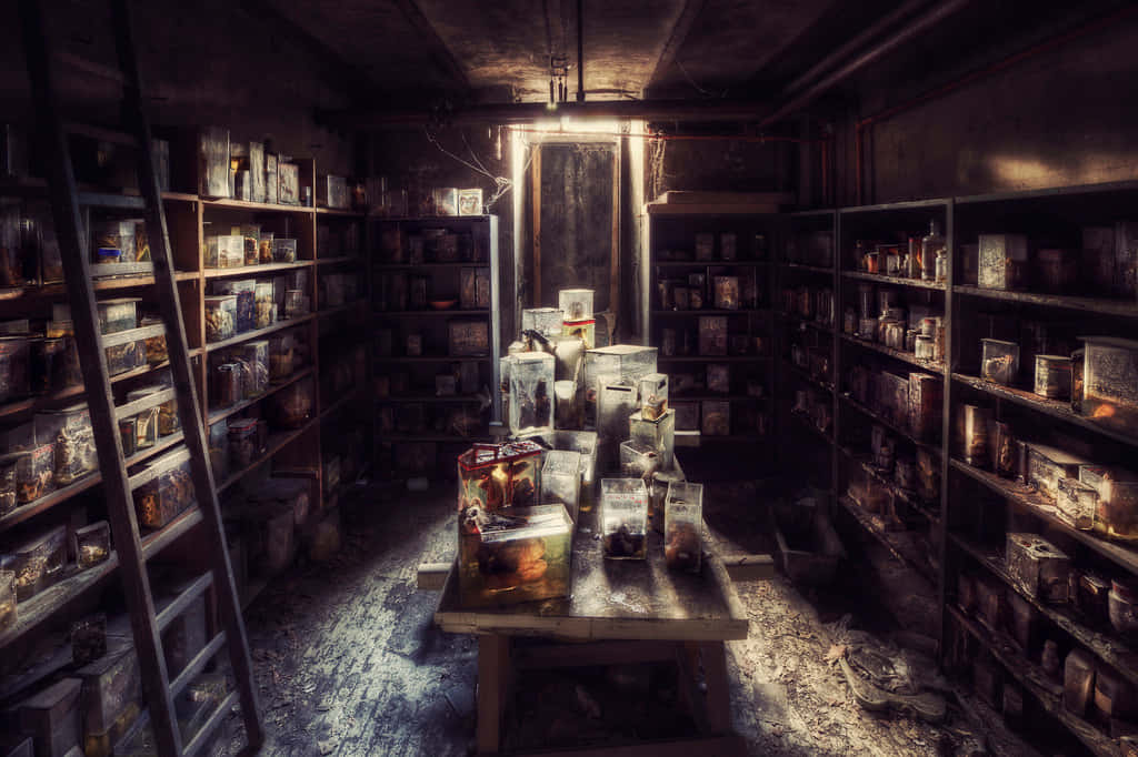 Abandoned Laboratory Specimens Wallpaper