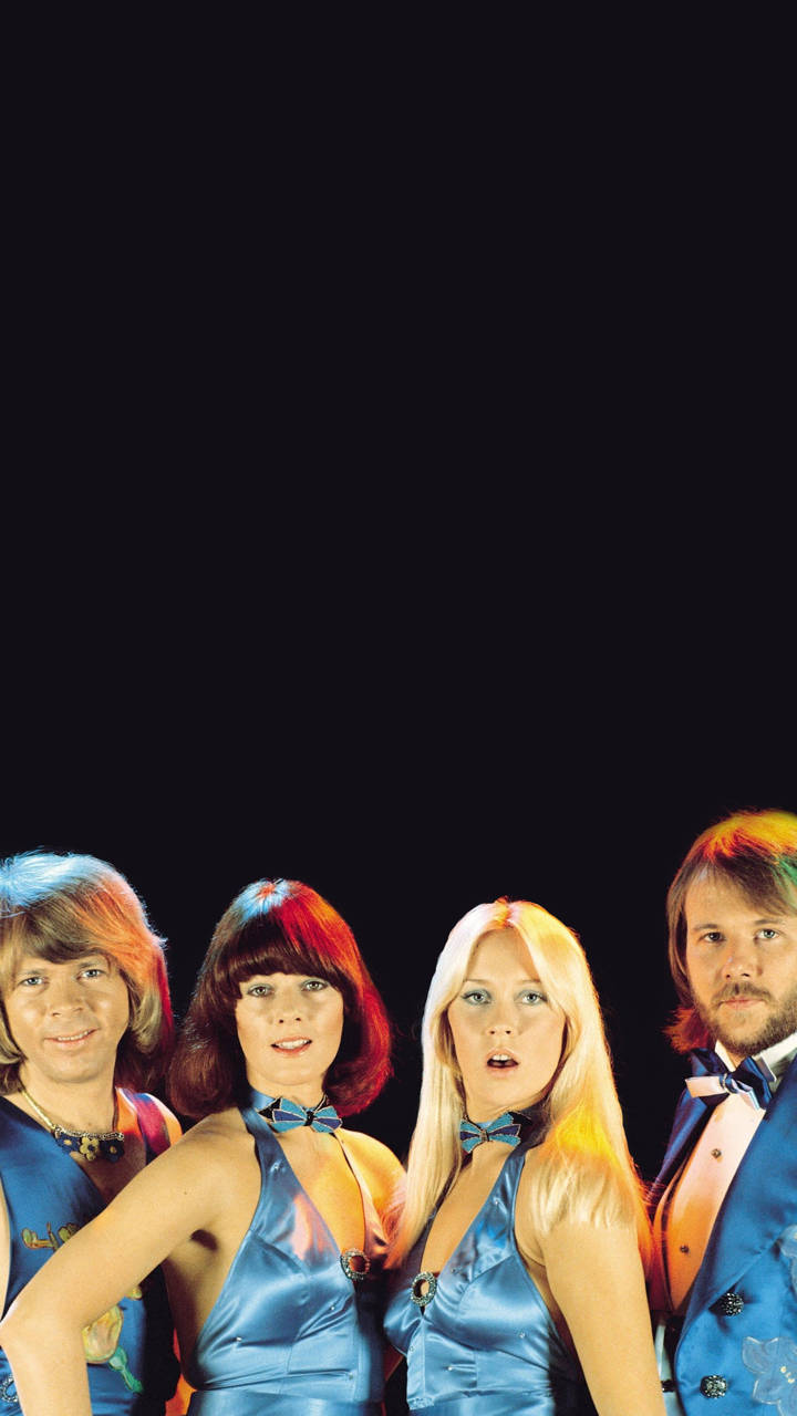 Abba 70s Glitter Disco Wallpaper