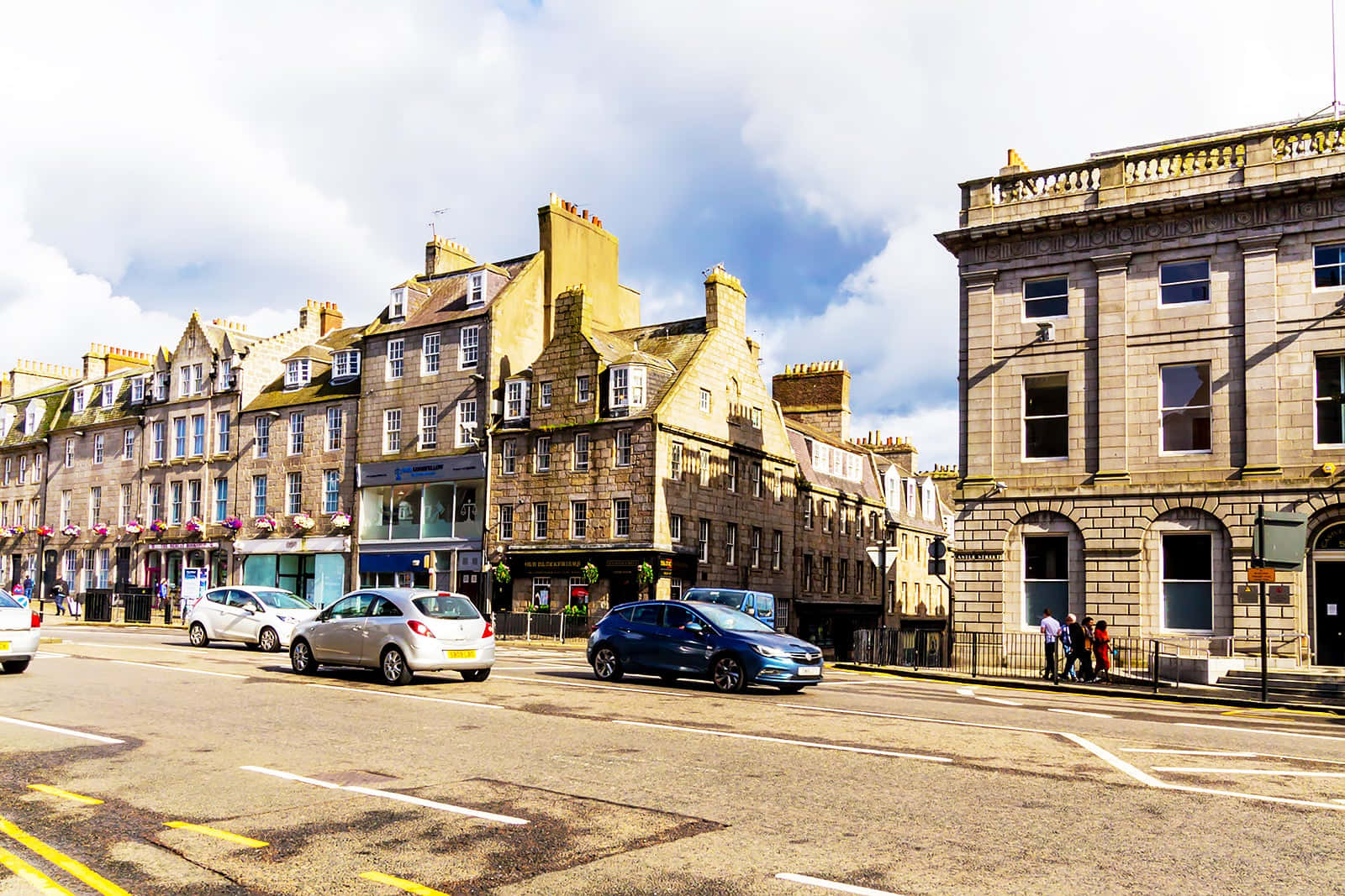 Aberdeen Cityscape Scotland Wallpaper