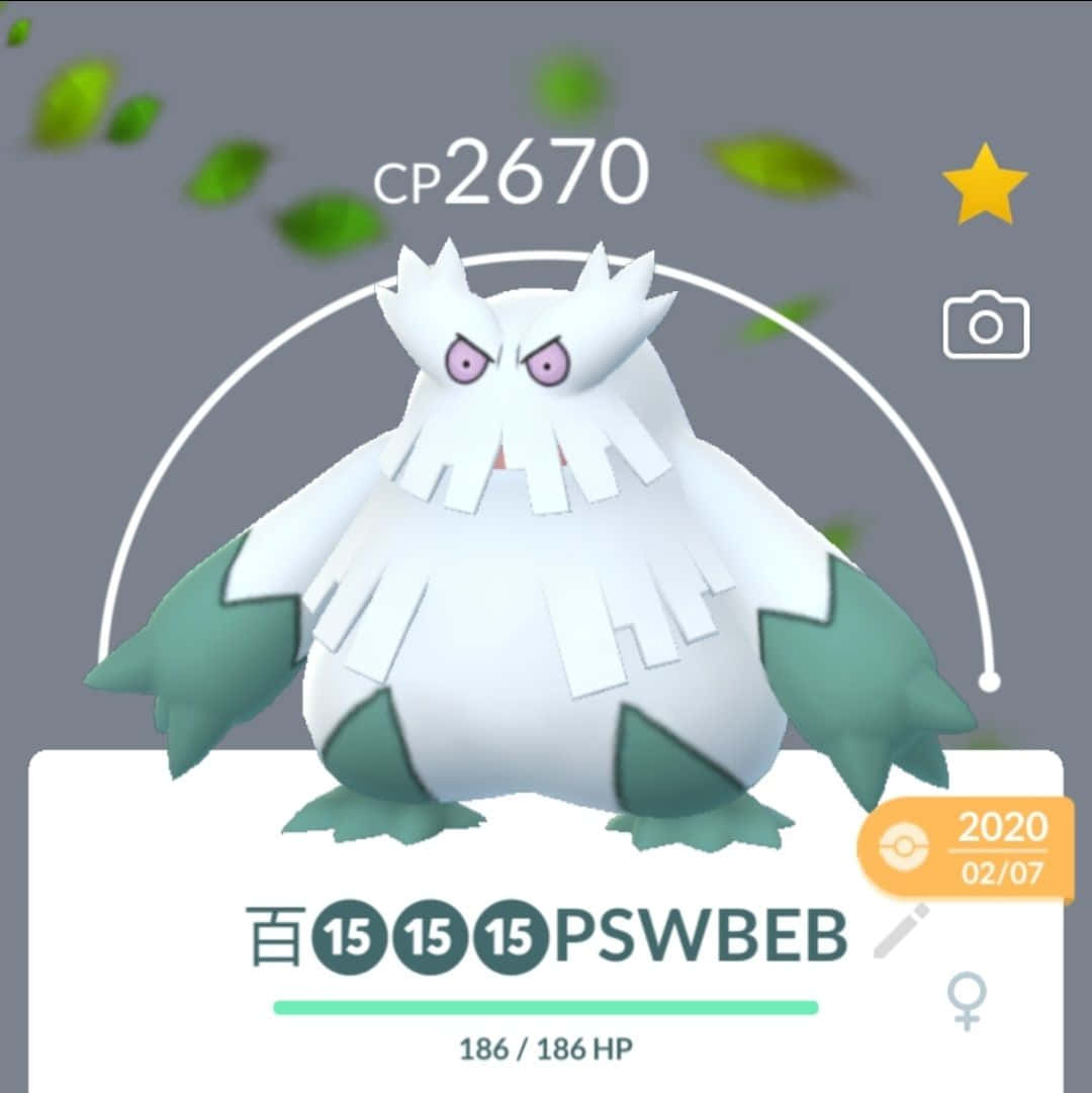 Abomasnow Stats In Pokémon Go App Wallpaper