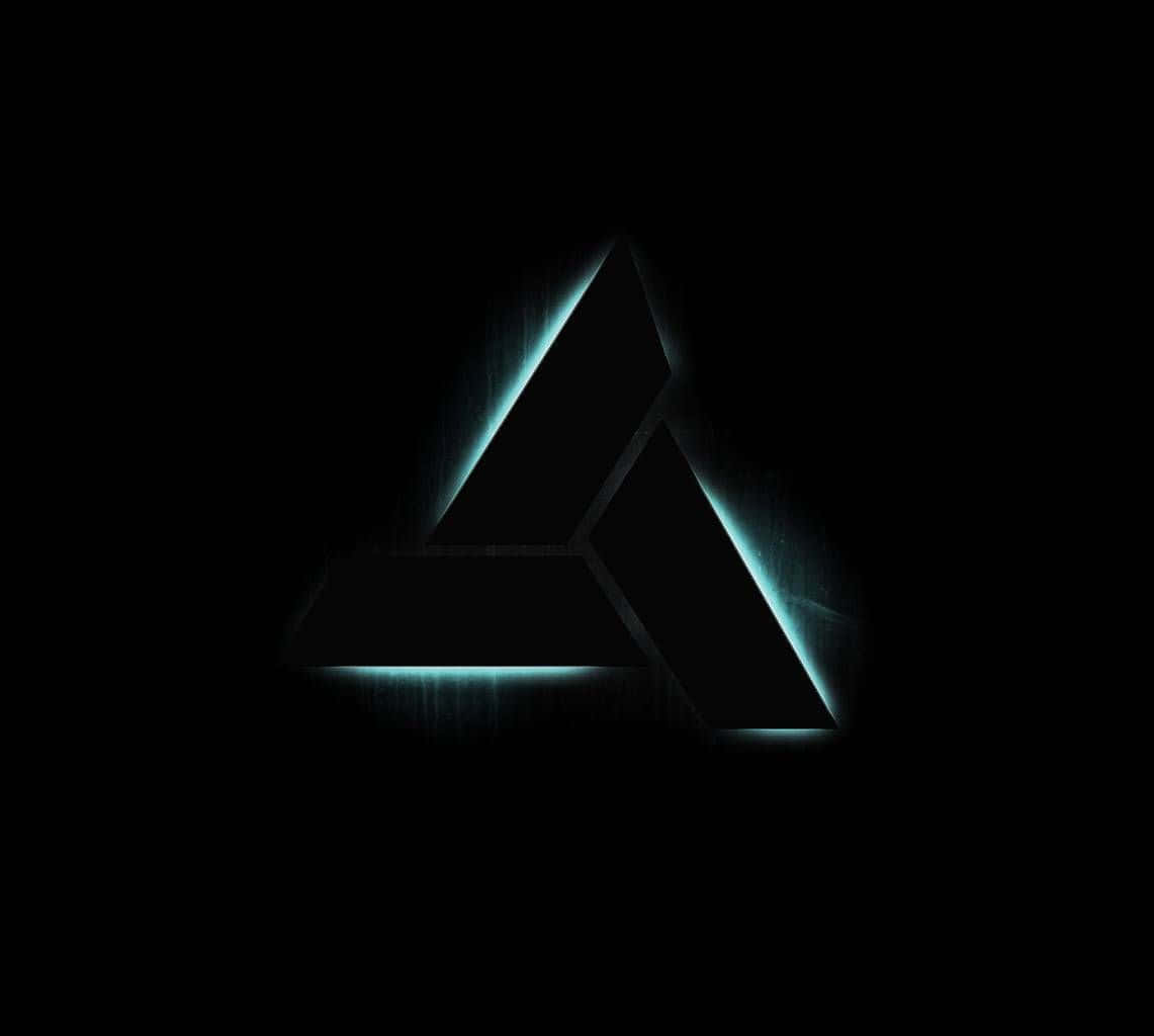 Abstergo Industries Logo On Grunge Background Wallpaper