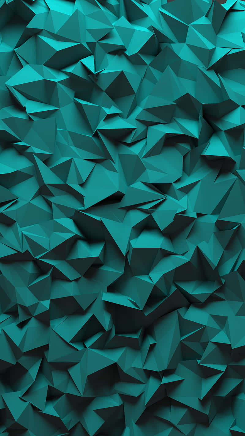 Abstract Aqua Green Gradient Wallpaper