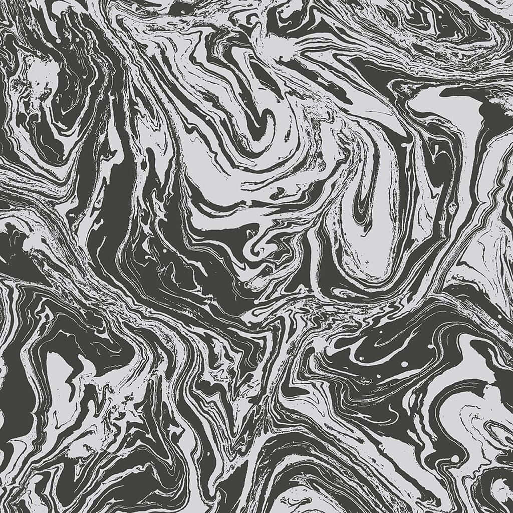 Abstract Black And White Marble Wallpaper