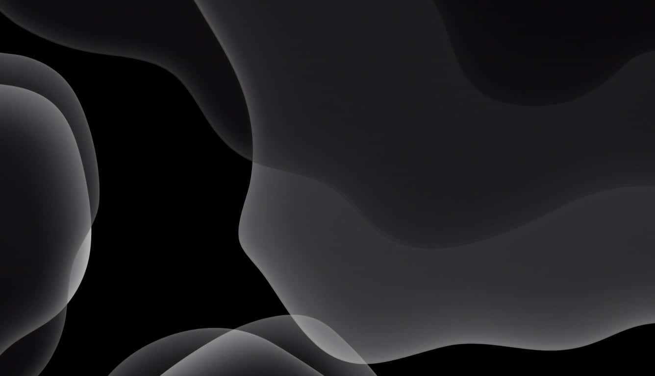 Abstract Black Waves Background Wallpaper