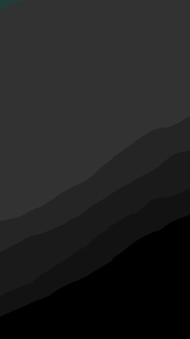 Abstract Blackand Grey Waves Wallpaper