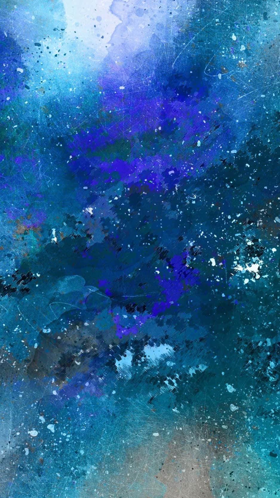 Abstract Blue Watercolor Background Wallpaper