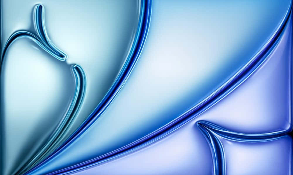 Abstract Blue Waves Background Wallpaper