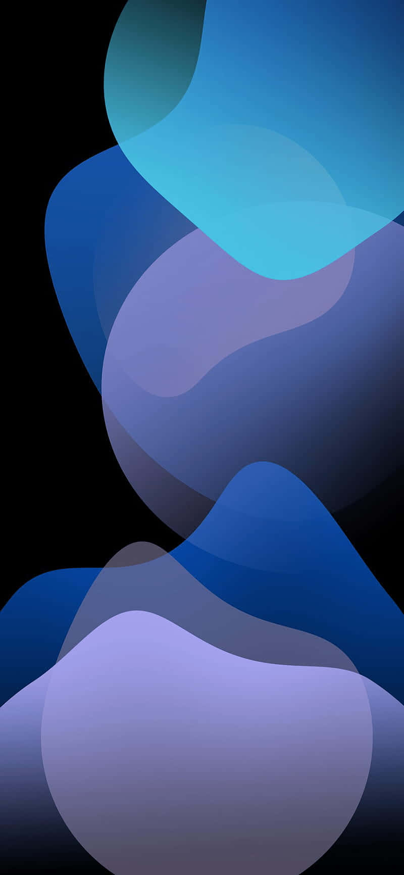 Abstract Blue Wavesi Phone Wallpaper Wallpaper