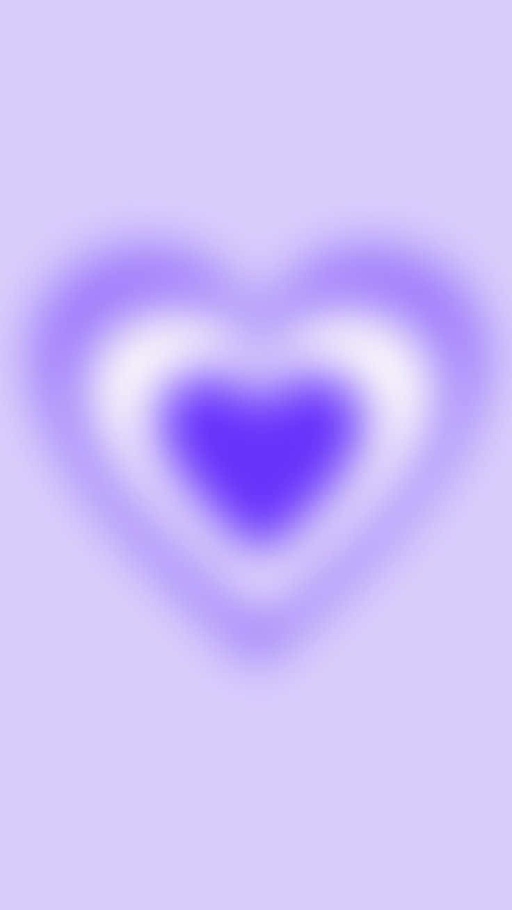 Abstract Blurry Heart Background Wallpaper