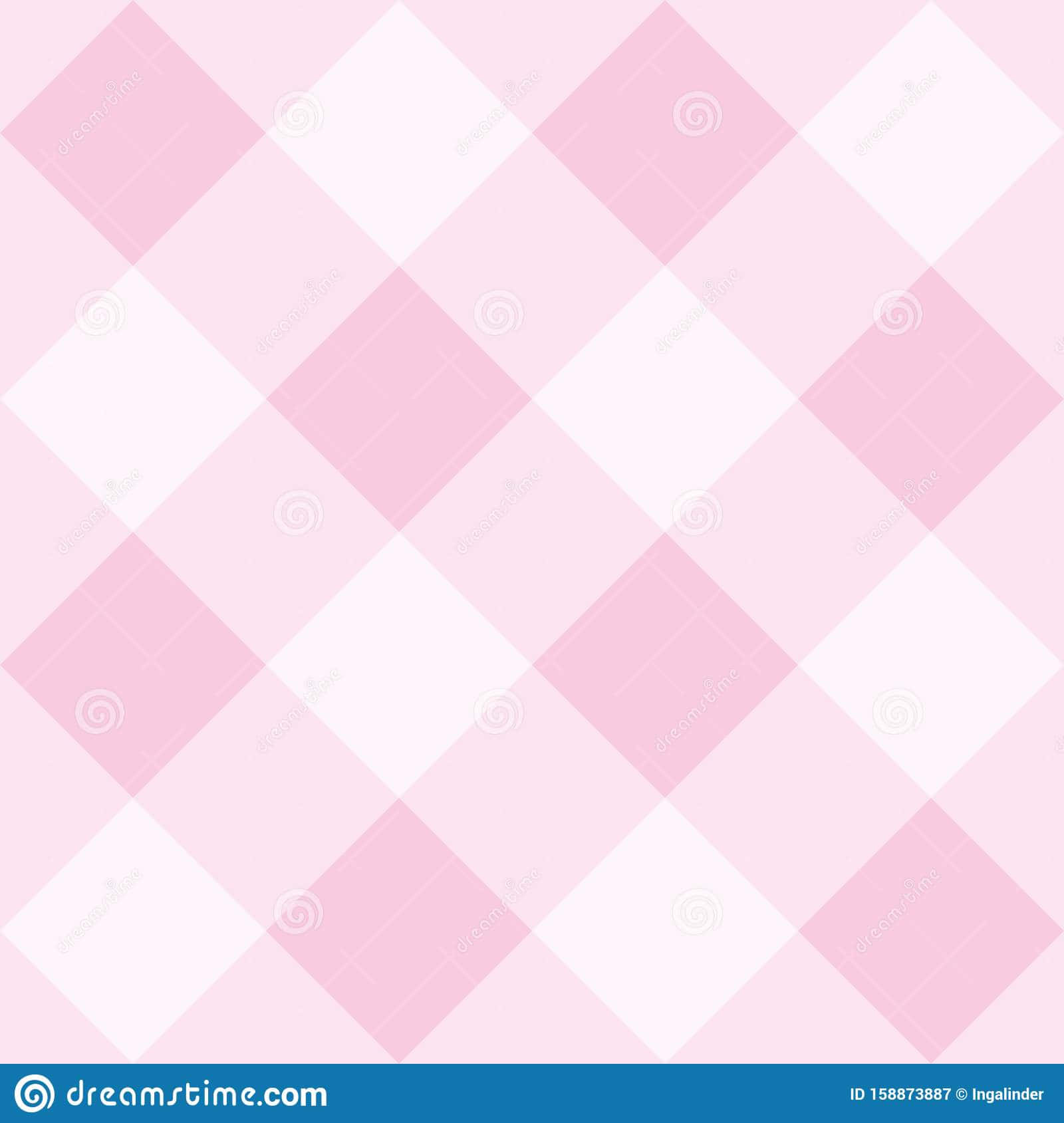 Abstract Colorful Artwork Of A Pink Grid Wallpaper