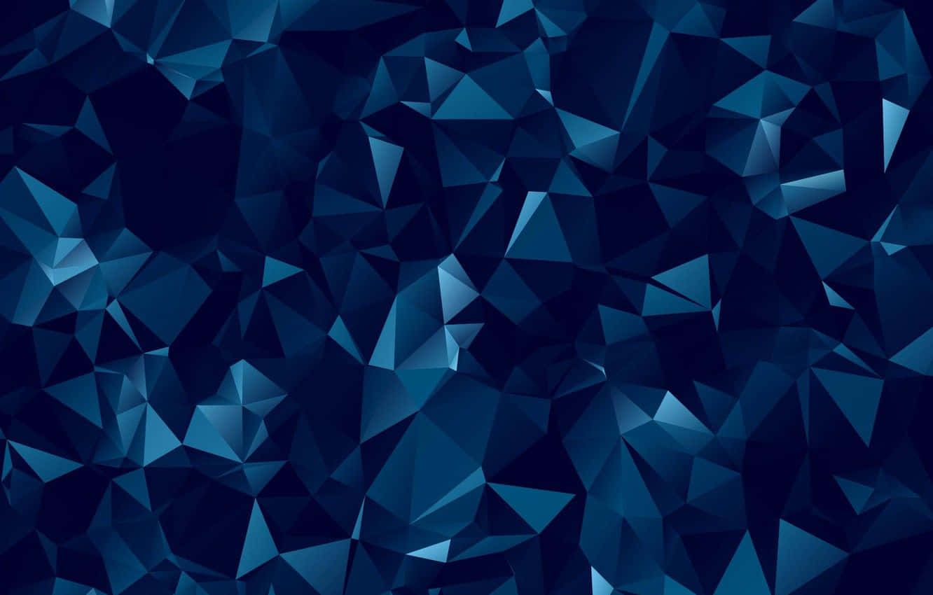 Abstract Dark Blue Pattern Wallpaper