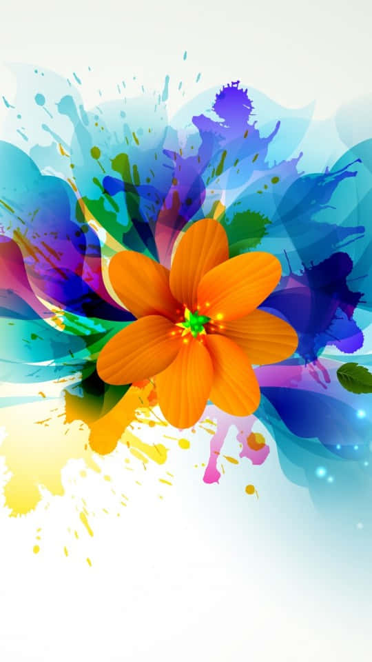 Abstract Design Of Colors Wallpaper