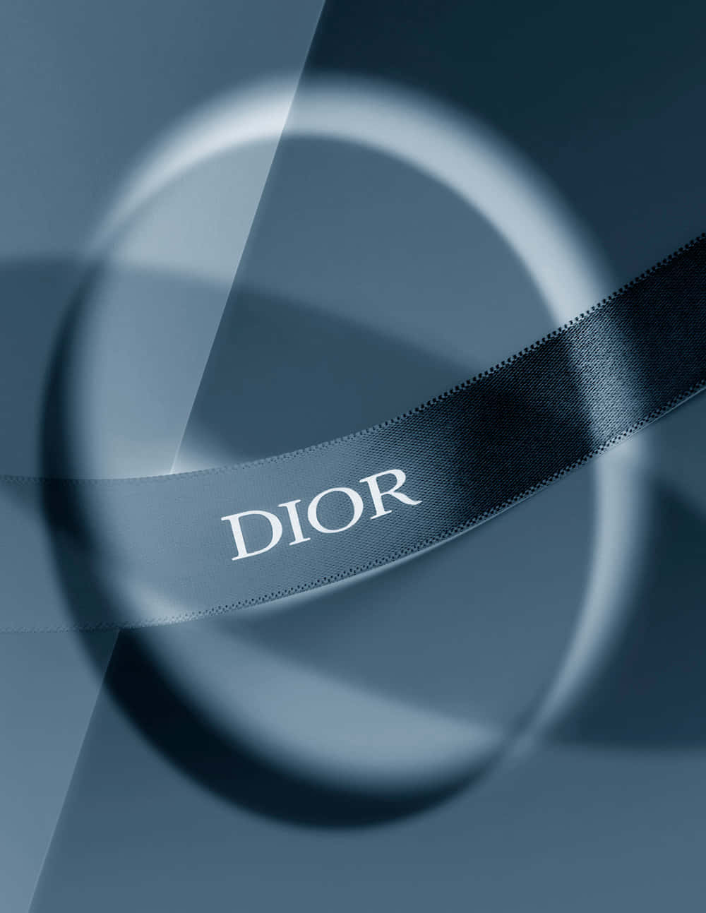 Abstract Dior Logo Shadow Play Wallpaper