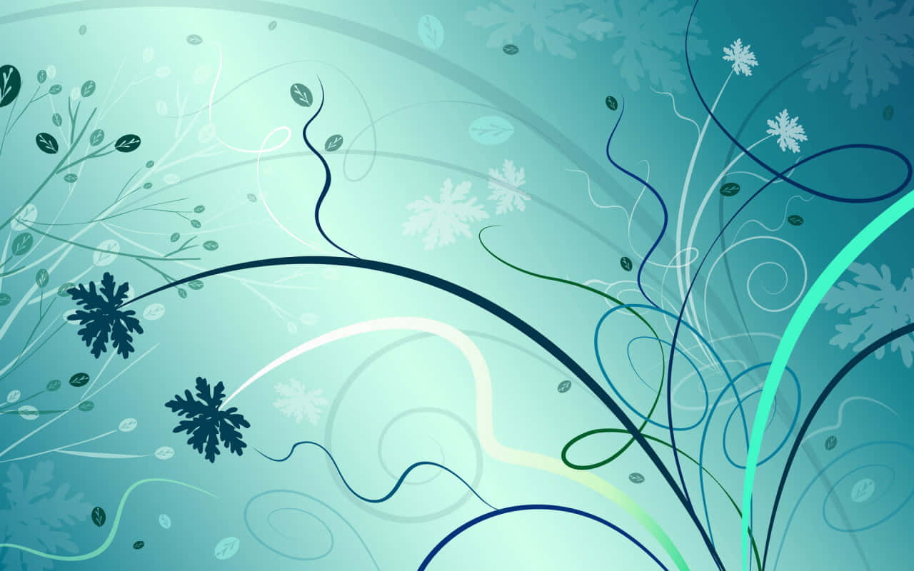 Abstract Floral Background Vector Wallpaper