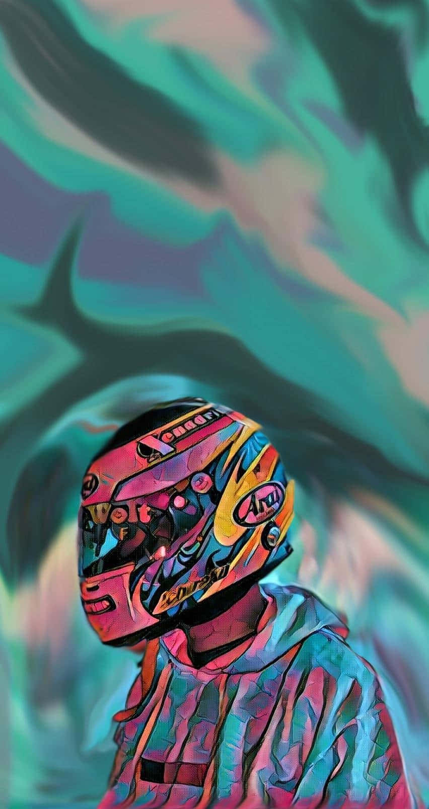 Abstract Frank Ocean Inspired Artwork Wallpaper