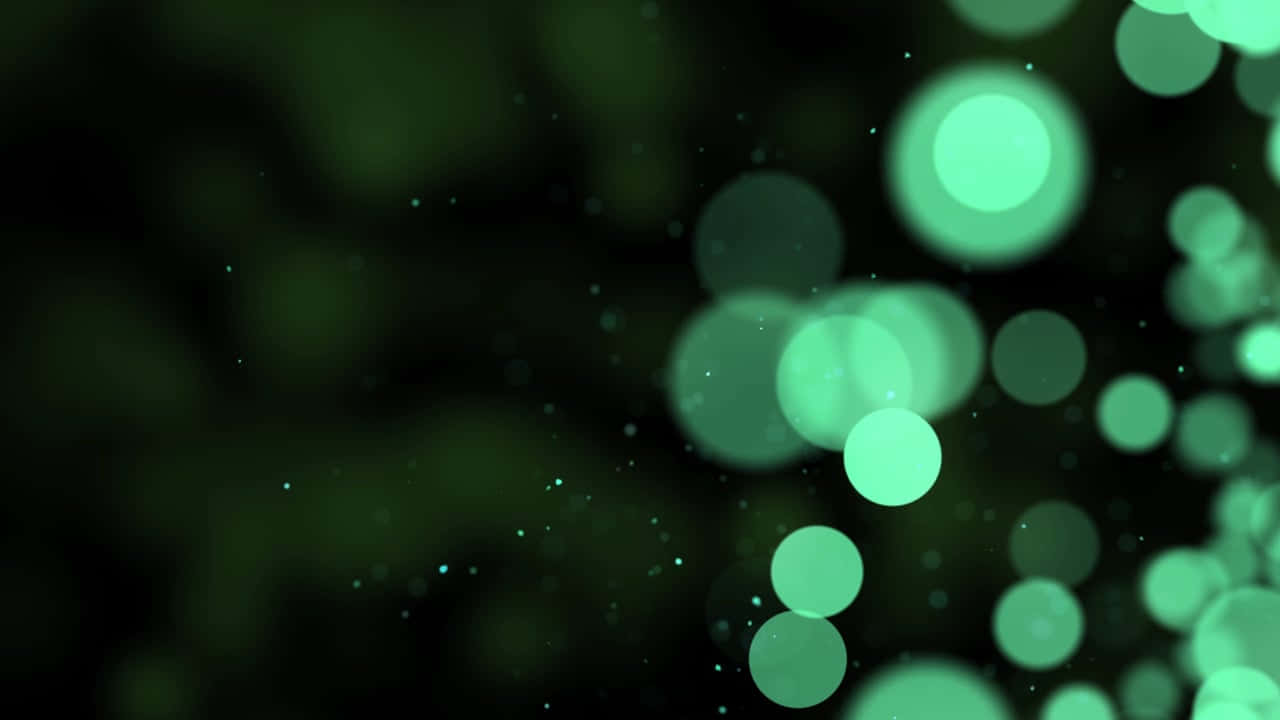 Abstract_ Green_ Bokeh_ Background Wallpaper