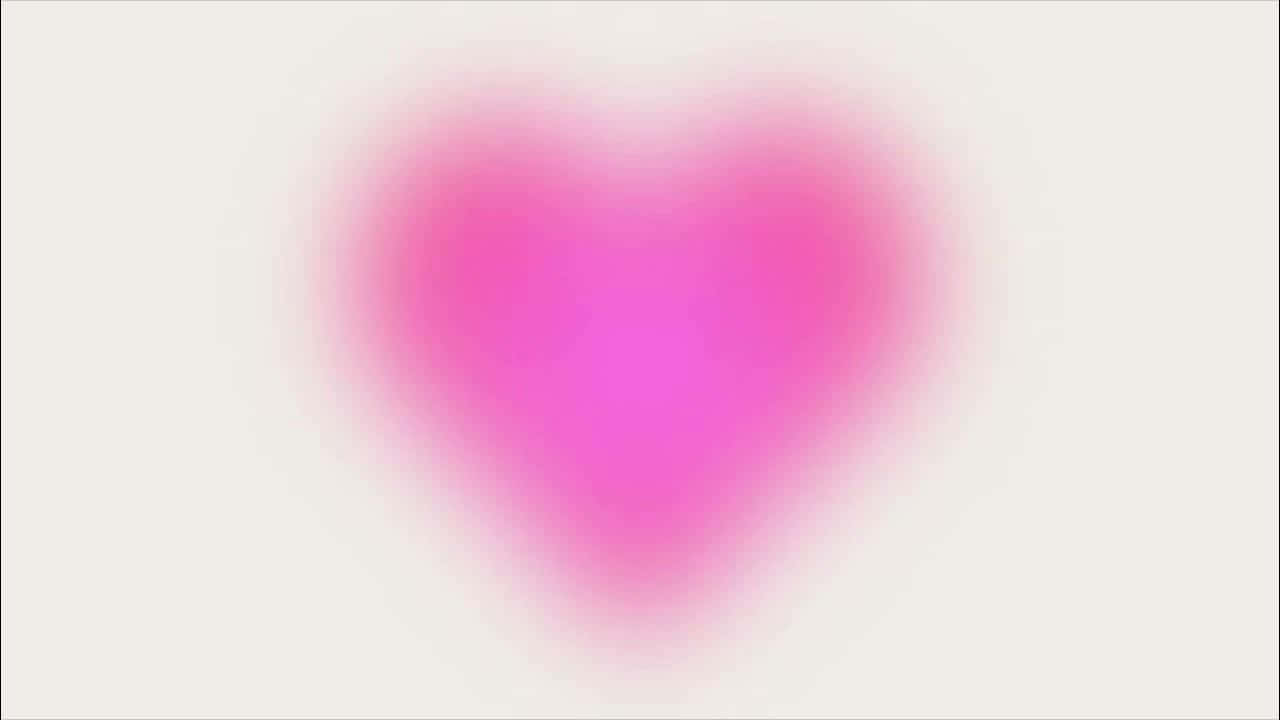 Abstract Heart Blur Background Wallpaper