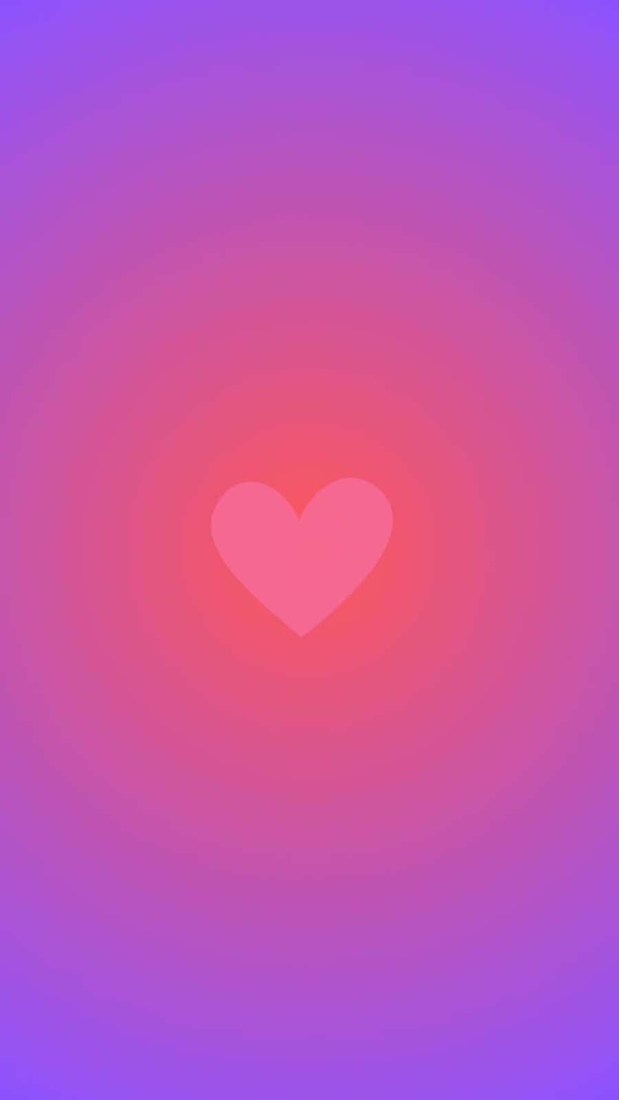 Abstract Heart Gradient Background Wallpaper