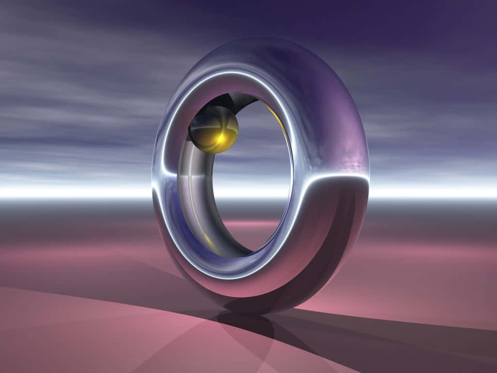 Abstract Infinity Loop3 D Wallpaper