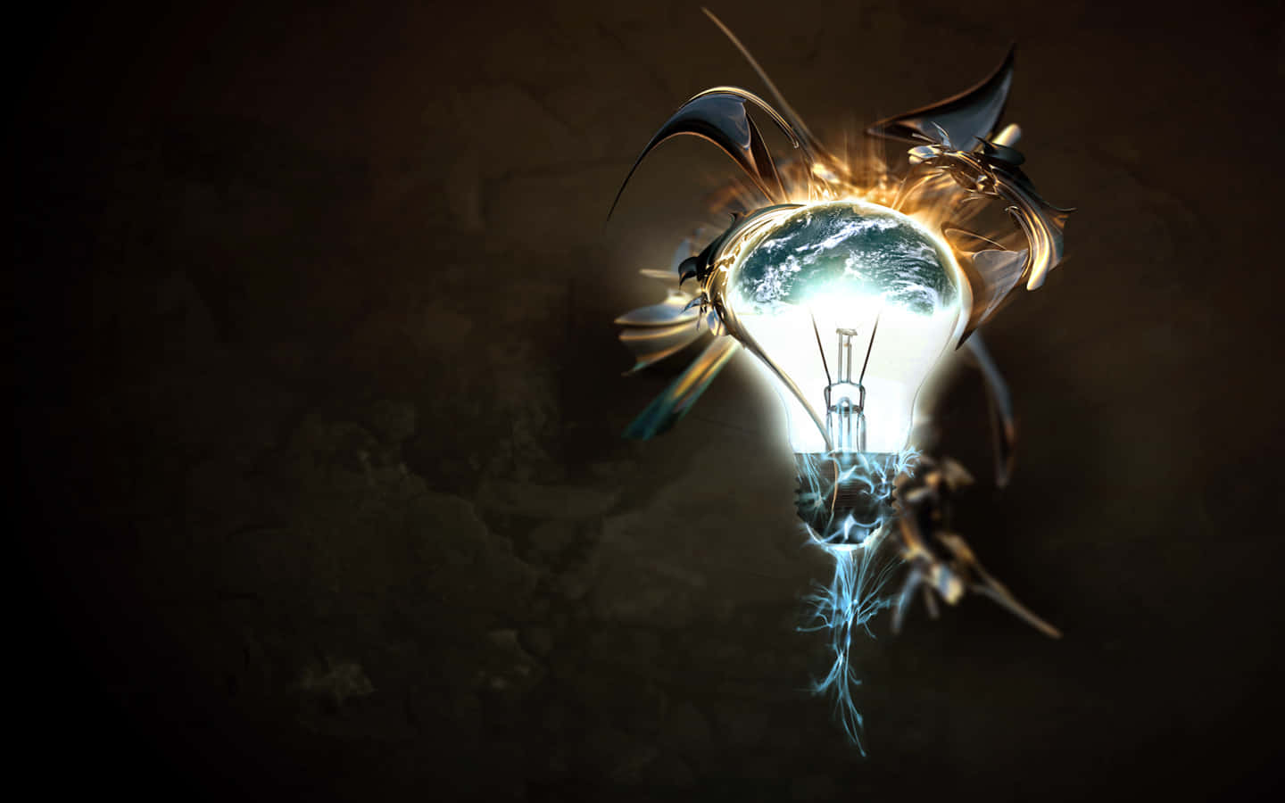 Abstract Lightbulb Animal Hybrid Wallpaper