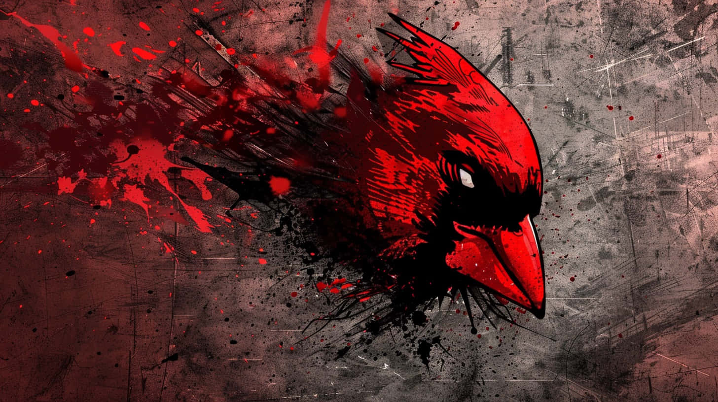 Abstract Louisville Cardinals Artwork Wallpaper