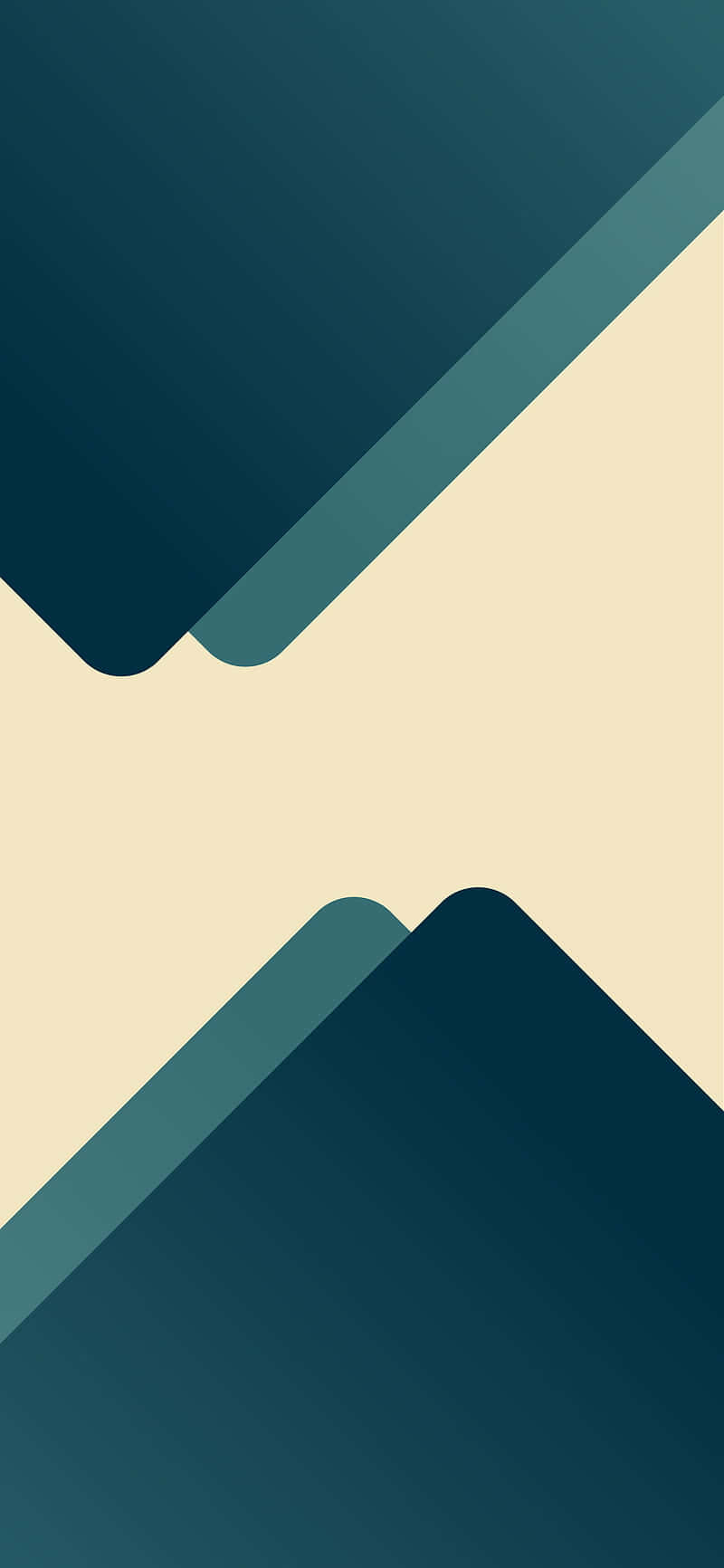 Abstract Minimalist Waves Design Wallpaper