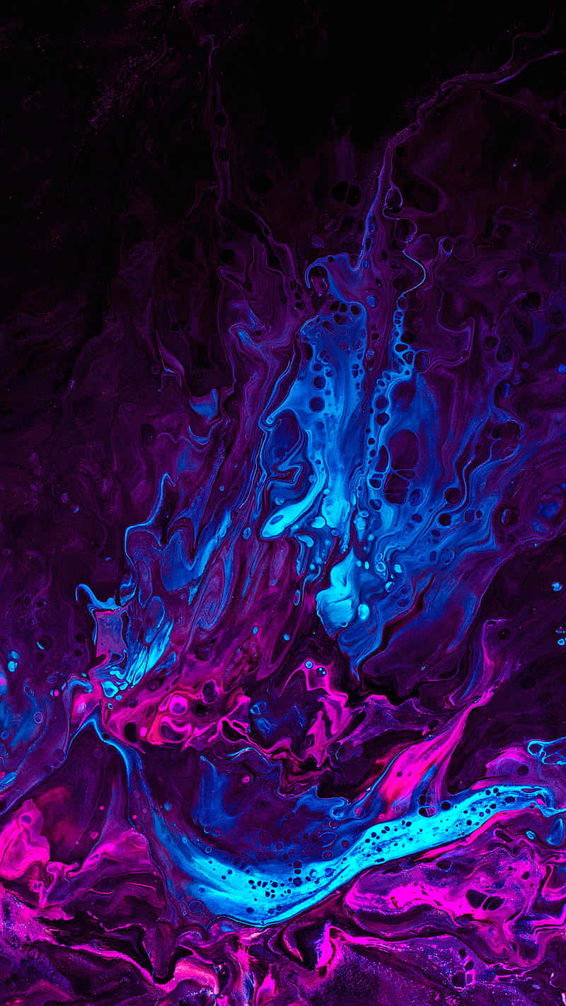 Abstract Neon Art Wallpaper