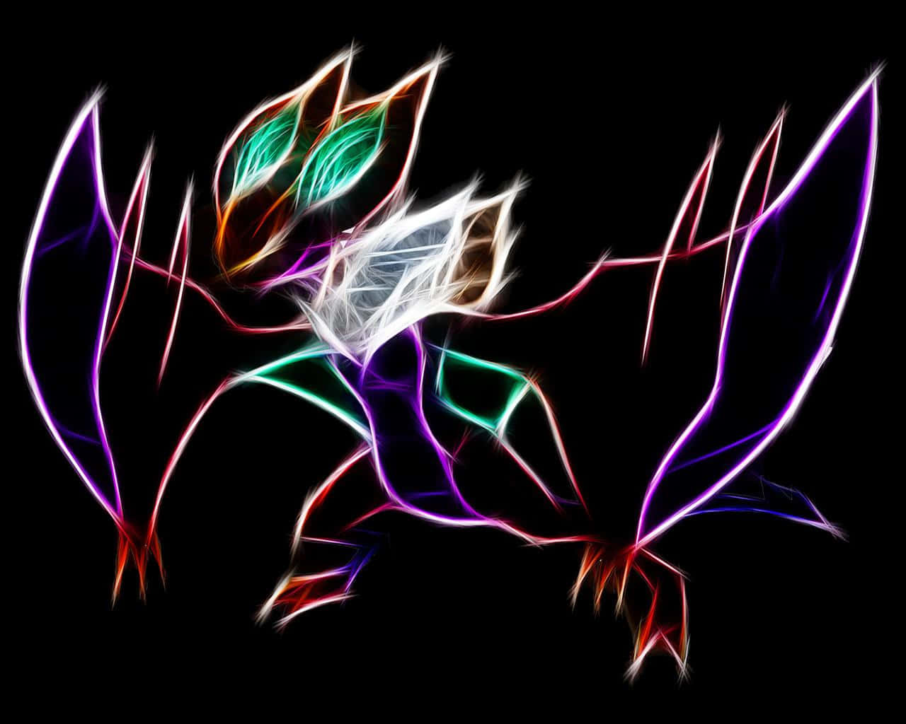 Abstract Noivern Art Wallpaper