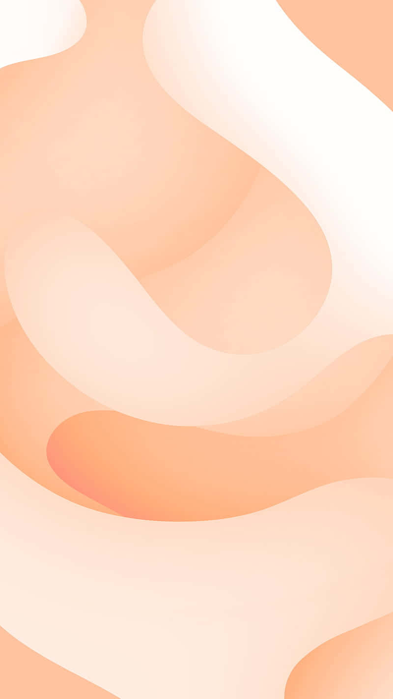 Abstract Peach Waves Background Wallpaper