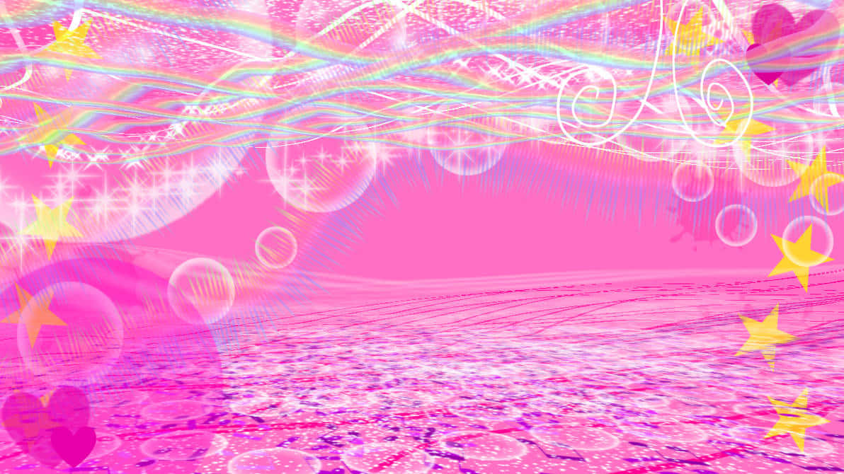 Abstract Pink Digital Artwork Wallpaper