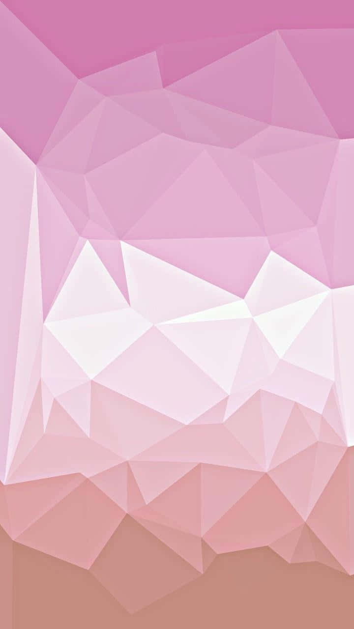 Abstract Pink Geometric Background Wallpaper