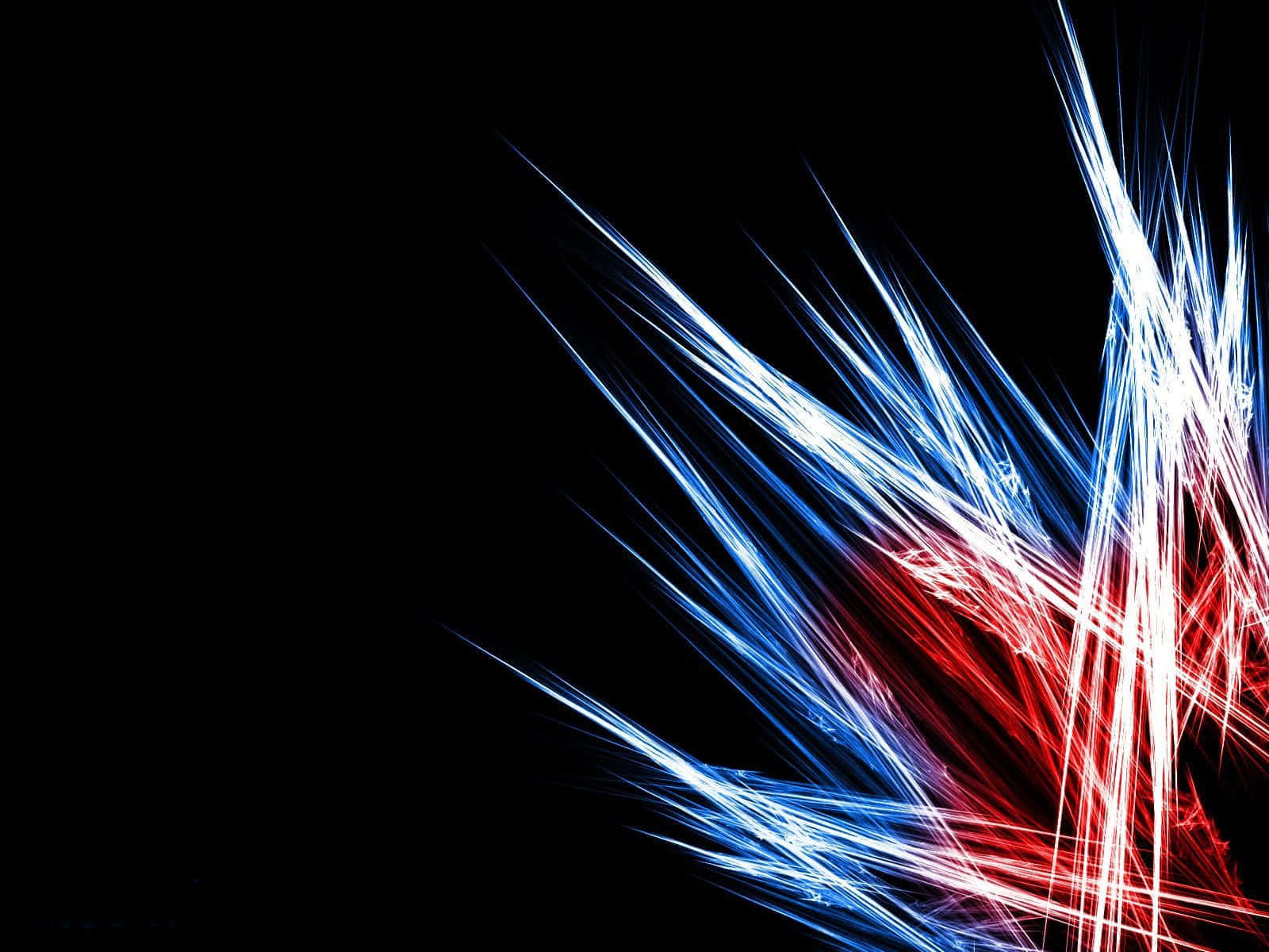 Abstract Red White Blue Light Streaks Wallpaper