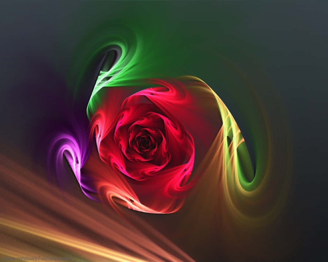 Abstract Rose Bloom Wallpaper Wallpaper