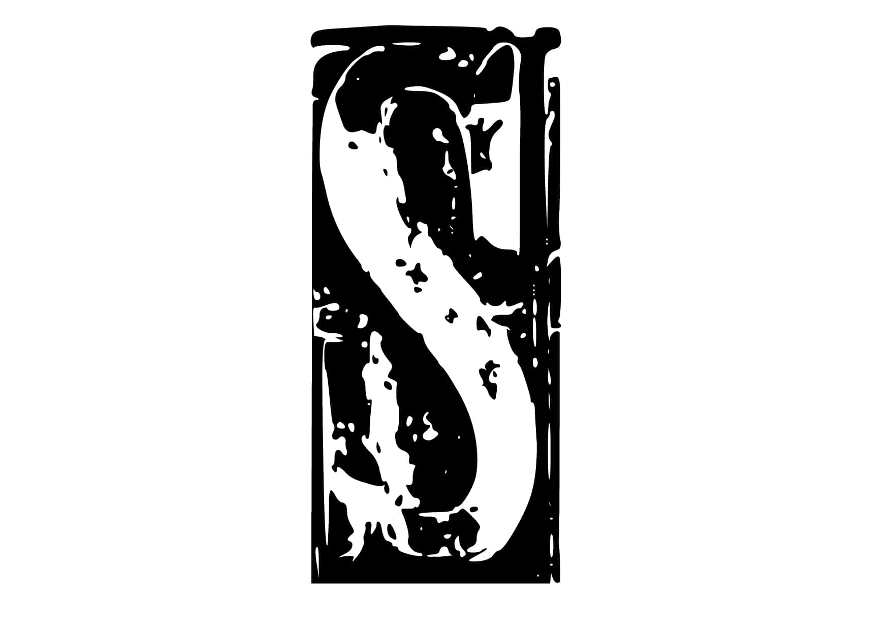 Abstract S Letter Art Wallpaper