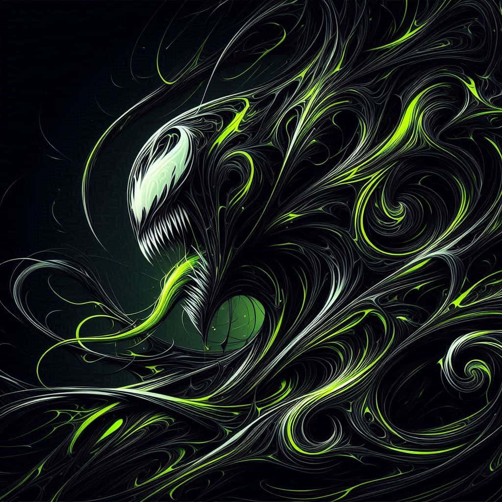 Abstract Venom Artwork Wallpaper