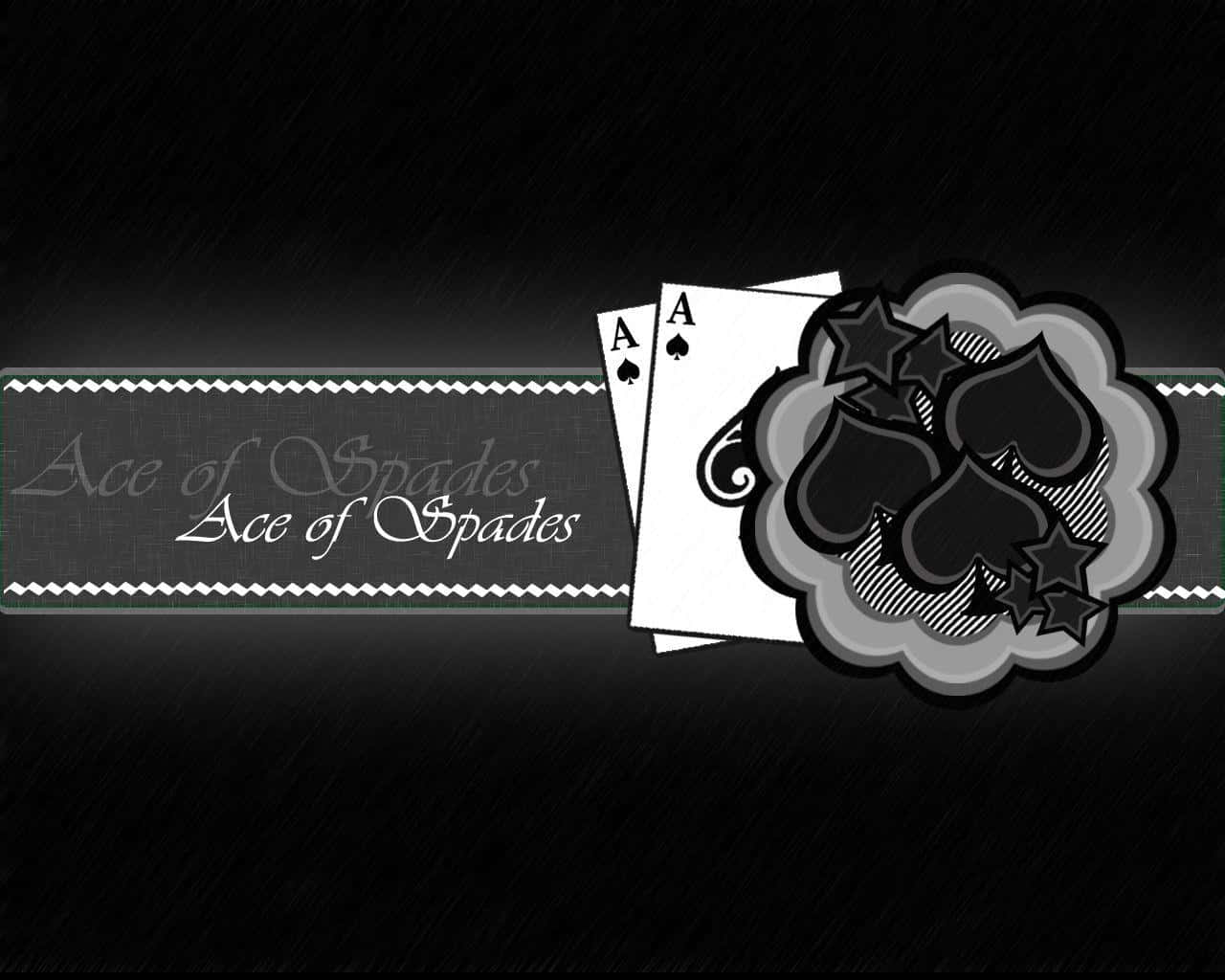 Aceof Spades Cardand Emblem Wallpaper