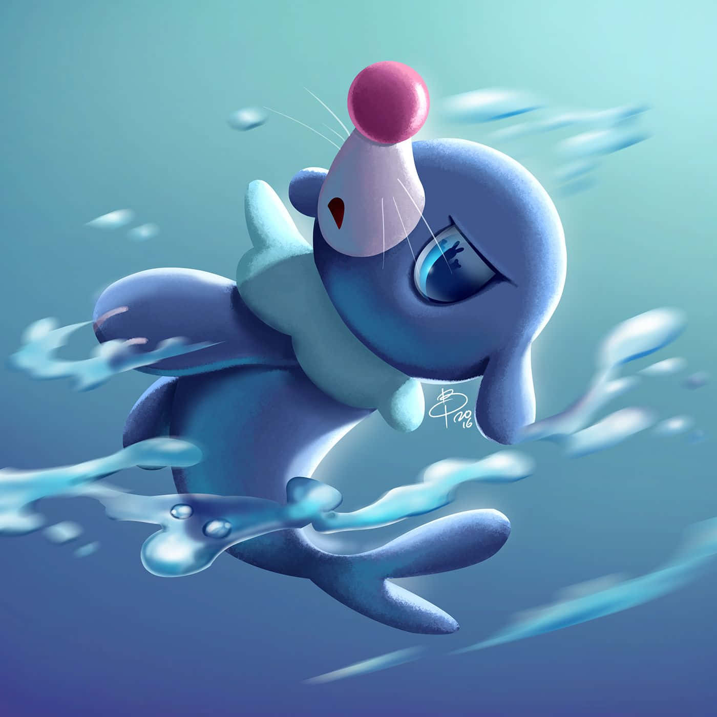 Acrobatic Power Of Popplio Wallpaper